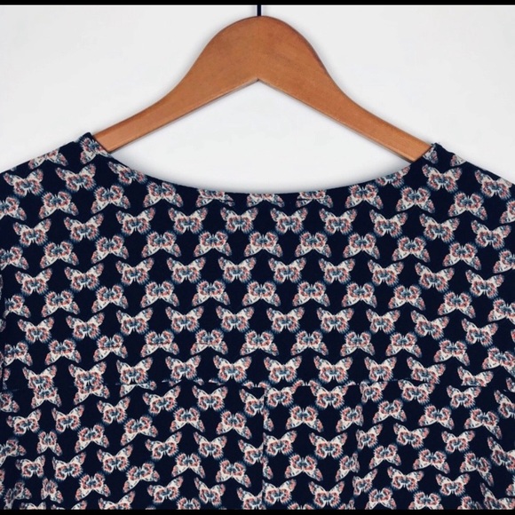 Forever 21 butterfly print blouse - Picture 5 of 8